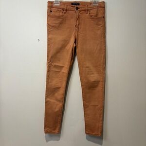 Dear John Gisele High Waisted Skinny Jeans Size 27 Peach Colored Womens Mid Rise